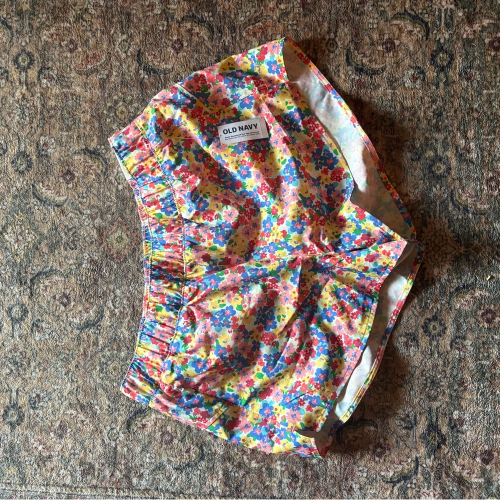 Old Navy Multicolor Floral Shorts 3” inseam